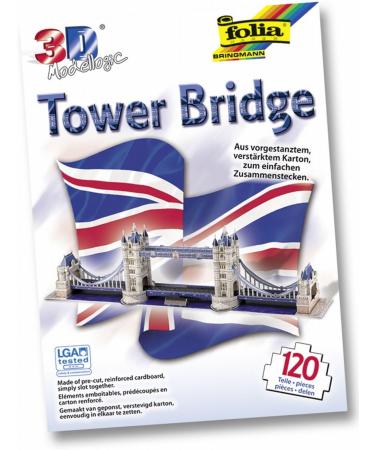 Buy Folia 34001 - 3D Model Tower Bridge London | 120 Parts | International Shipping - Buy Online on SooperMarket.com