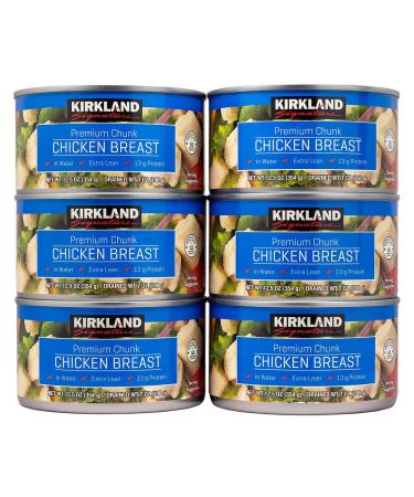 Kirkland Signature Chicken Breast, 12.5 Ounce (6) (Pack of 6) 12.5 Ounce (Pack of 6)