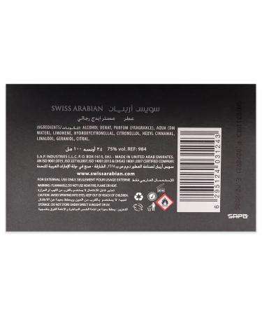 Swiss Arabian Mr EDGE - Luxury Products From Dubai - Long Lasting Addictive Personal EDP Spray Fragrance - Seductive Signature Aroma - 3.4 Oz Orange 3.4 Ounce (Pack of 1) - Buy Online on SooperMarket.com