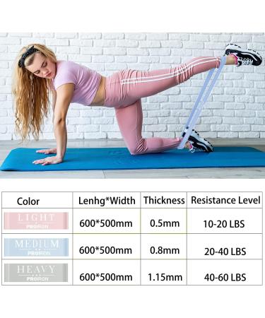 PROIRON Resistance Bands Set of 5 for Women and Men | Exercise Gym Bands with Guide and Carrying Bag | 2023 New Arrival - Buy Online on SooperMarket.com