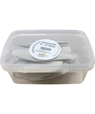 Premium Tropic Shop Sepia Shell Pack - 100% Pure Calcium Supply for Reptiles & Birds | 6-12 Pieces (100g) - Health-Promoting Minerals - Buy Online on SooperMarket.com