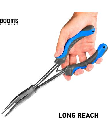Booms Fishing F05 Long Nose Pliers - 11 Stainless Steel, PTFE Plated Hook Remover - Buy Online on SooperMarket.com