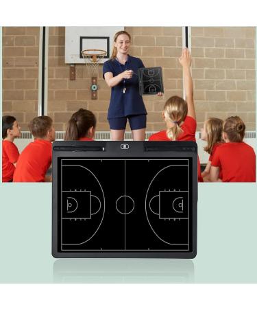 Pure Vie Electronic Basketball Coaching Board - LCD Tactical Clipboard Writing Tablet Blackboard with Stylus Pen | 16inch | Basketball Gift & Daily Training Assistant - Buy Online on SooperMarket.com