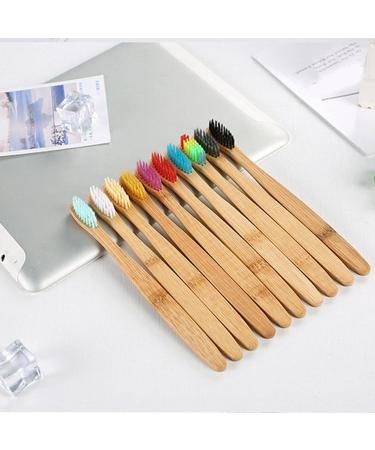 Buy Folpus 5x Soft Bristle Toothbrushes - Set of 10 Colorful Toothbrushes for Gentle Cleaning - International Shipping Available - Buy Online on SooperMarket.com