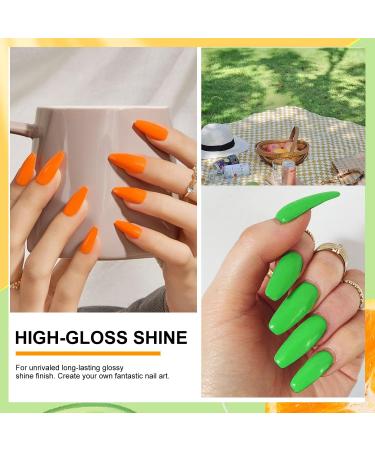 Halloween Dip Powder Nail Kit Starter Set | 6 Colors Orange Black Fine Dipping Powder with Essential Liquid | French Nail Art Manicure | No LED Nail Lamp Needed - Buy Online on SooperMarket.com