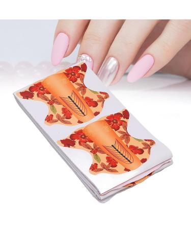 Eco-Friendly 100pcs Nail Extension Forms - Orange | For Nail Artists, Salons & Home Use - Buy Online on SooperMarket.com
