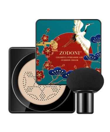YUECI HEAD Foundation Moisturizing the long -lasting shading concealer mushroom head air pillow cc cream foundation cover concealer cover moisturizing concealer for all skin 1 g (1 Pack) # 02