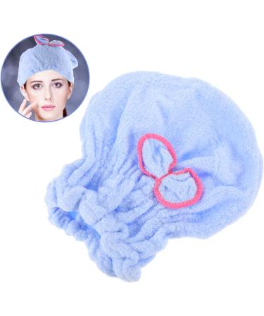 MAGICLULU 2pcs Elastic Shower Hair Ties Towel Shower Cap for Women Hair Drying Cap Shower Cap Hair Ties for Women Hair Bathing Cap Shower Cap for Hair Towel Take a Bath Child Dark Bluex2pcs mediumx2pcs - Buy Online on SooperMarket.com