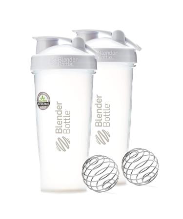 BlenderBottle BlenderBottle Classic 28 Oz - White - Twin Pack