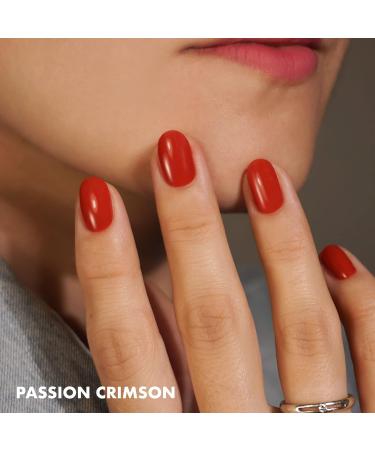 Moyou London Semi Cured Gel Nail Wraps - 20 Pcs Salon-Quality Manicure Set with Nail File & Cuticle Stick - Queen of Hearts - Buy Online on SooperMarket.com