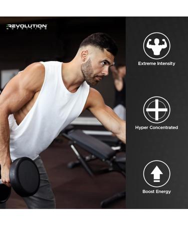 Revolution Nutrition TNT Pre-Workout Powder Pumps & Strength Extreme Intensity Hyper Concentrate Citrulline Malate 2:1 Beta Alanine Agmatine Sulfate Caffeine For Men & Women 255g 30 Servings (Candy Peach 0.56 Pound) - Buy Online on SooperMarket.com