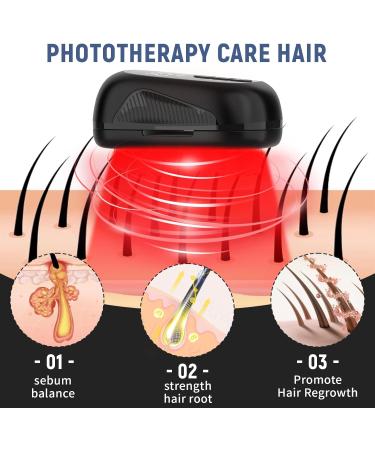 Laser Comb Hair Growth Device Medical Grade Lasers FDA Cleared Hair Loss Treatment for Men and Women with Thinning Hair Rechargeable Hair Growth Product Black - Buy Online on SooperMarket.com