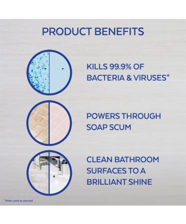 Lysol Power Bathroom Cleaner Spray Island Breeze 22oz (Pack of 4) - 88oz Total - Buy Online on SooperMarket.com