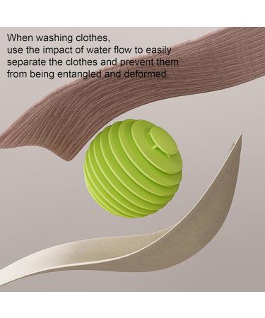 Dryer Balls Laundry - Anti-Winding Machine Ball Soft Washing Balls | TPR Flexible Reusable Softener Ball For Washing Machine Quick Drying Green - Buy Online on SooperMarket.com