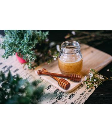 BATRA ASSOCIATES - 6 Inch Wooden Syrup Dippers - Honeycomb Sticks Perfect for Drizzling Honey | Maple Syrup | Chocolate | Caramel Honey Spoons - Buy Online on SooperMarket.com