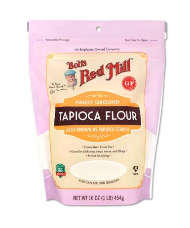Gluten Free Tapioca Flour Bundle. Include One-16 oz Packages of All Natural Finely Ground Bobs Red Mill Tapioca Flour and a BELLATAVO Fridge Magnet! Also Known as Tapioca Starch!