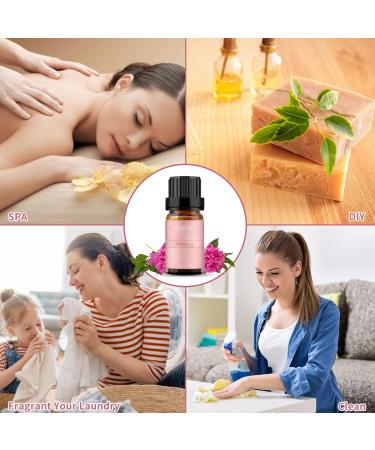 Peony Essential Oil 10ml - 100% Pure Organic Fragrance Oil for Aromatherapy, Diffuser, Candle Making, Soap Making - Brown Bottle - Pack of 1 - Buy Online on SooperMarket.com