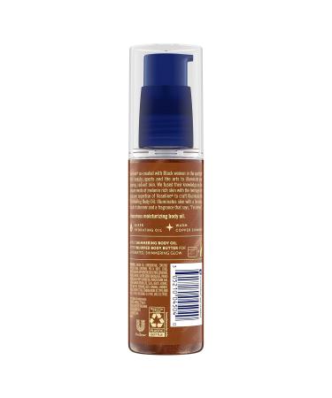 Vaseline Illuminate Me Body Oil - Shimmering Bronzer for Melanin-Rich Skin | Radiant Hydrating Shimmer Oil (3.3 Oz Pack of 2) - International Shipping Available - Buy Online on SooperMarket.com