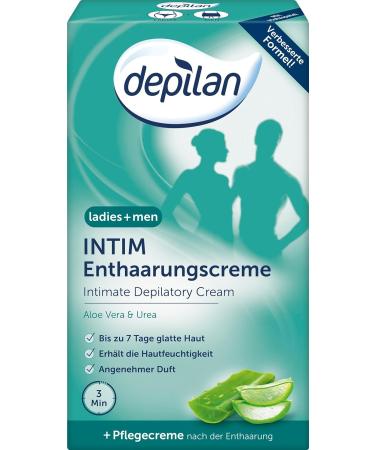Intimate Hair Removal Cream for Men & Women - Extra Gentle Depilan 75ml + 30ml Care Cream | Smooth & Safe Hair Removal - Buy Online on SooperMarket.com