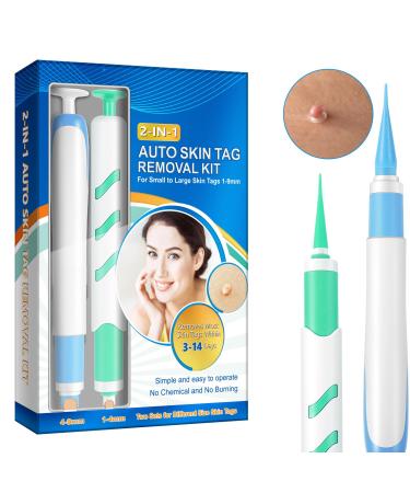 Acrochordon Treatment Kit Anti-Tick Treatment with 60 Strips of Micro and Regular Skin Labels (1mm to 9mm) for Face and Body with 36 Repair Patches