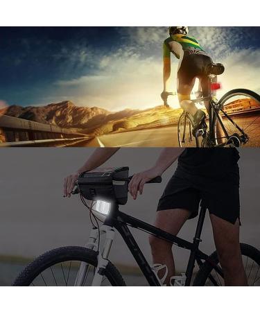 6 Pcs Bike Reflectors Front Rear Kit - Mountain Bike Safety Warning Accessories for Night Cycling - Orange Handlebar Seatpost Reflectors - Buy Online on SooperMarket.com
