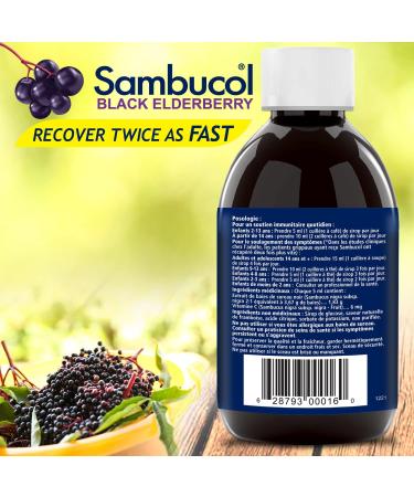 Sambucol Black Elderberry Anti-Viral Flu Care Syrup | Quickly Relieves Cold & Flu Symptoms | Immune Support & Antioxidant | Ideal for Families | 500 mL Anti-Viral Flu Care 500 ml (Pack of 1) - Buy Online on SooperMarket.com