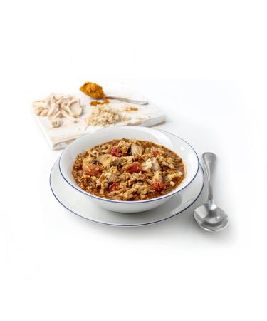 Chicken Curry with Brown Rice High Protein Ready Meal | Camping Hiking Gym Chicken Curry 1