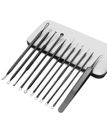 AIDIRui Blackhead Remover Pimple Popper Tool Kit 11 Pcs Pimple Extractor Tool Acne Kit for Blackhead