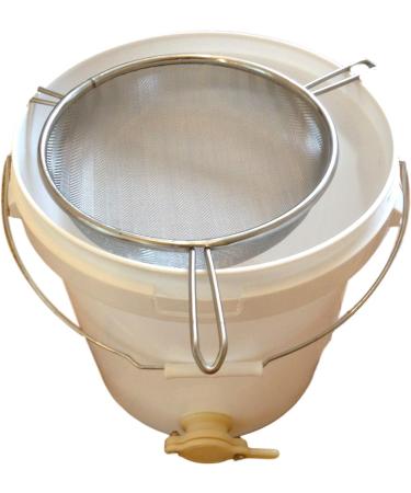 Beekeeping Supplies UK Stainless Steel Honey Strainer - Three legs for sitting over a settling tank - Buy Online on SooperMarket.com