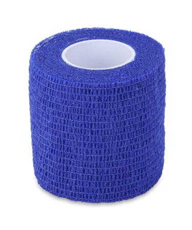 Tattoo Self Adhesive Elastic 5CM Wide Sports Tennis Elbow Bandage Nail Tapes Finger Protection Wrap Blue.