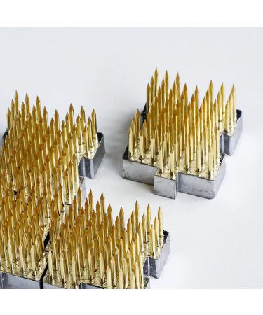 Wazakura 4PCS Mini Ikebana Kenzan Flower Frog Set - Made in Japan, Japanese Floral Arranging Pin Holder - Brass, 1.25x1.18 (32mmx30mm) - Buy Online on SooperMarket.com