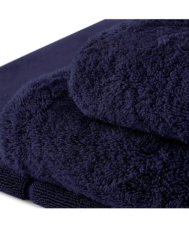 Lavish Touch Hand Towels - Luxury Spa Quality 100% Cotton 600 GSM Pack of 6 | Soft, Highly Absorbent Midnight Hand Towels for Bathroom, Kitchen, Hotel, Gym - Buy Online on SooperMarket.com
