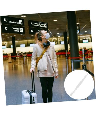 Gatuida 40-Piece Mask Hook Set - White PP Protective Coat Hanger for Muzzles & Face Masks | International Shipping Available - Buy Online on SooperMarket.com