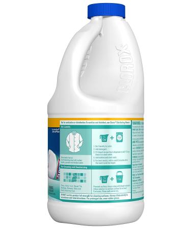 Clorox Splash-Less Bleach Clean Linen 40oz - Powerful Stain Remover with Splatter-Free Pour, Package Varies - Buy Online on SooperMarket.com