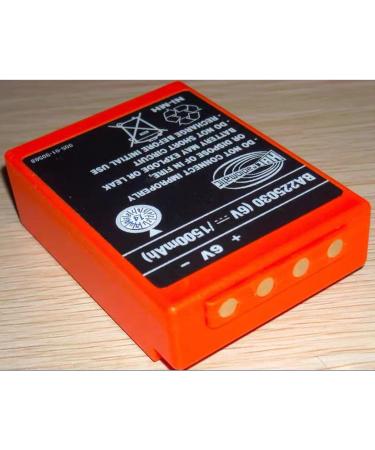 WELLVEUS 5 Pack BA225030 Battery for HBC Radiomatic - 6V 1500mAh | International Shipping Available - Buy Online on SooperMarket.com