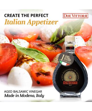 Due Vittorie Oro Gold Barrel Aged Balsamic Vinegar - Special Edition 8.45 fl oz (250ml) Glass Decanter - Buy Online on SooperMarket.com