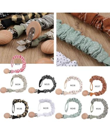 Naturfreundliche Buchenholz Schnullerkette mit Clip Perfekt f r Zahnende Babys | Internationaler Versand - Buy Online on SooperMarket.com