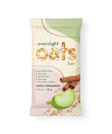 Overnight Oats Bar Apple Cinnamon, 11.7 Ounces, 9 Count Apple Cinnamon 9 Count (Pack of 1)