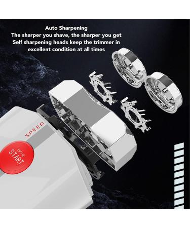 TOPINCN Electric Beard Trimmer - Zinc Alloy Fully Automatic Men Clippers for Beard & Body Hair Portable & Washable - Buy Online on SooperMarket.com