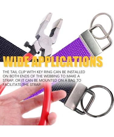 Swpeet 36 Sets 1.25mm Key Fob Hardware with Pliers - Glass Running Pliers Tools for Key Fob Making - Studio Running Pliers with Rubber Tips - Buy Online on SooperMarket.com