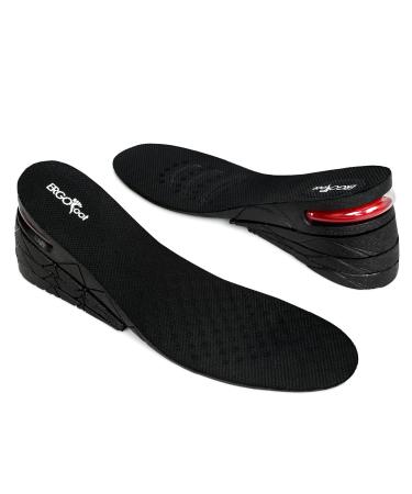 ERGOfoot 2 Pairs Height Increase Insoles 4-Layer 3.54 inch Air Cushion Taller Shoes Insoles