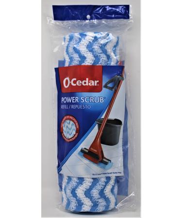 O-Cedar Power Scrub 10 in. L Sponge Microfiber Roller Mop Refill 1 pk