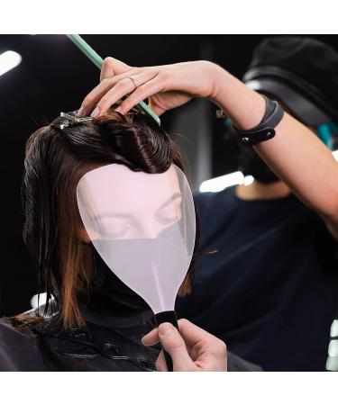 WSERE 5 Pieces Professional Hair Barber Salon Mask Shield  Plastic Hairdressing Haircut Face Protector Mask  Reusable Face Spray Shield Protect Styling Tools  Random Color Hairspray Shield for Face - Buy Online on SooperMarket.com