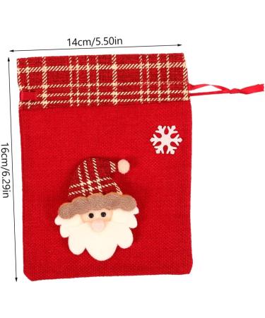 OFFSCH 3pcs Christmas Candy Bag Storage Bags Candy Bags Christmas Container Bag Cloth Small - Buy Online on SooperMarket.com