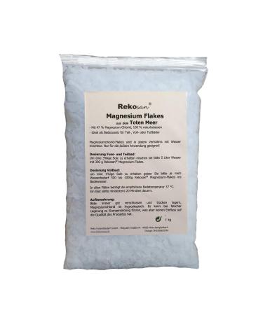 Rekosan Magnesium Chloride 47% MgCl2 Flakes from the Dead Sea 1 kg