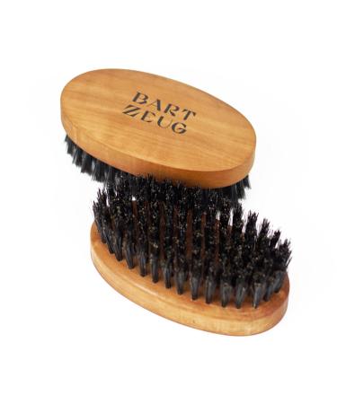 Barteitzeug Bartbrush - Gro (9.5 x 5cm) | Wild Boar Bristles & Pear Tree Wood | Daily Beard Care for Soft Smooth Beards - Buy Online on SooperMarket.com