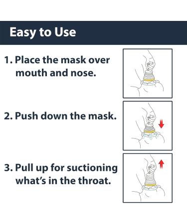 MeasuPro Portable Choking Rescue Device for Children & Adults - Quick First Aid Kit with Airway Suction and Carry Bag Ensuring Safety - Buy Online on SooperMarket.com