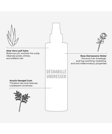 Hairstory Undressed Texturizing Spray - Sea-Salt Alternative for Beachy Waves - Long Lasting Hold & Moisturizing - 8oz - Buy Online on SooperMarket.com