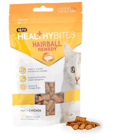 Mark & Chappell Functional Snacks for Cats - Remedy for hairballs Variety 65 g (Pack of 1)
