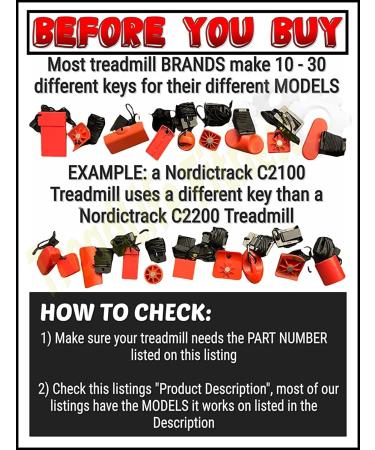 Replacement Treadmill Key for Bowflex TreadClimber TC10 - High-Quality and Durable - Buy Online on SooperMarket.com
